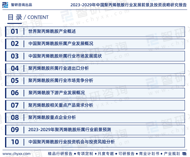 干货分享！智研咨询发布：中国聚丙烯酰胺行业发展前景报告（2023-202pg电子平台9年）(图2)