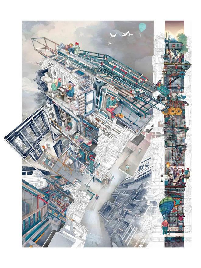 pg电子平台绘画艺术与建筑：两个交织的美学世界(图20)